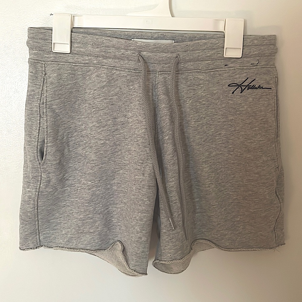 Hollister Terry fleece logo shorts